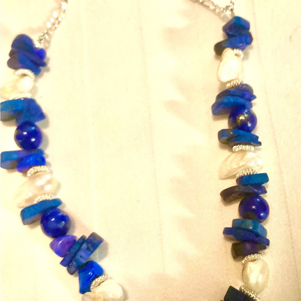 Blue Lapis Choker - Picture 3 of 4